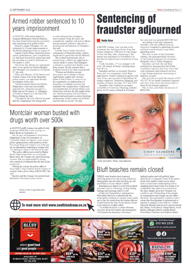 Southlands Sun 23 September 2022 page 3