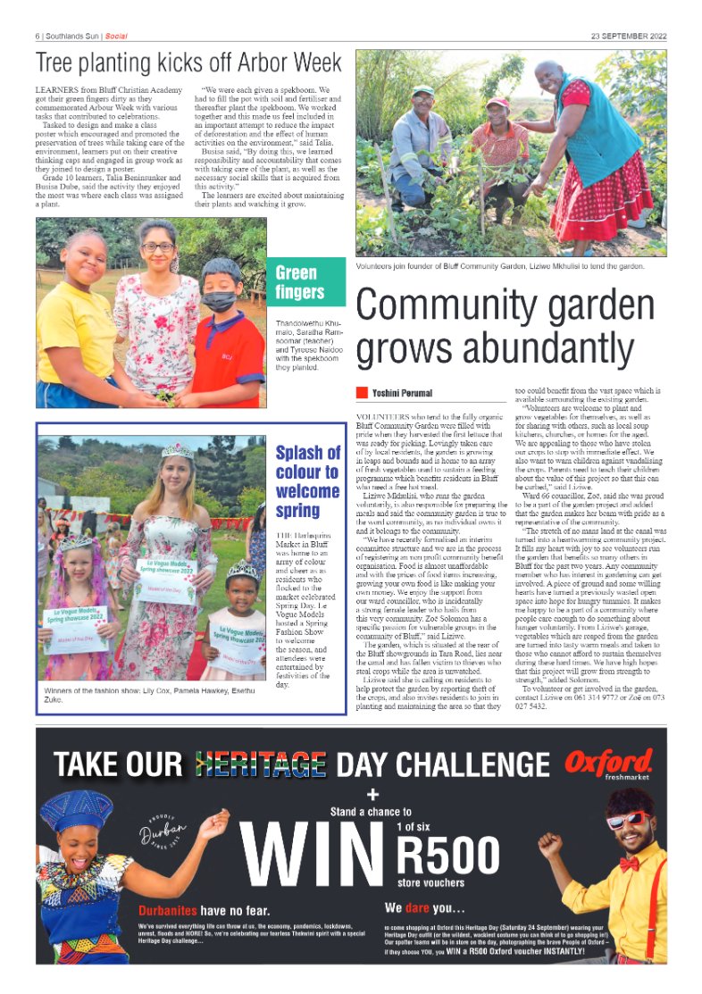 Southlands Sun 23 September 2022 page 6