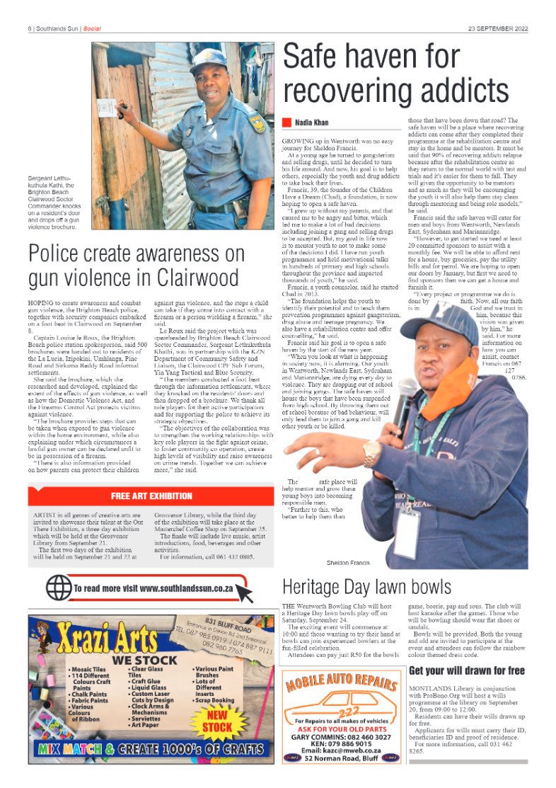 Southlands Sun 23 September 2022 page 8