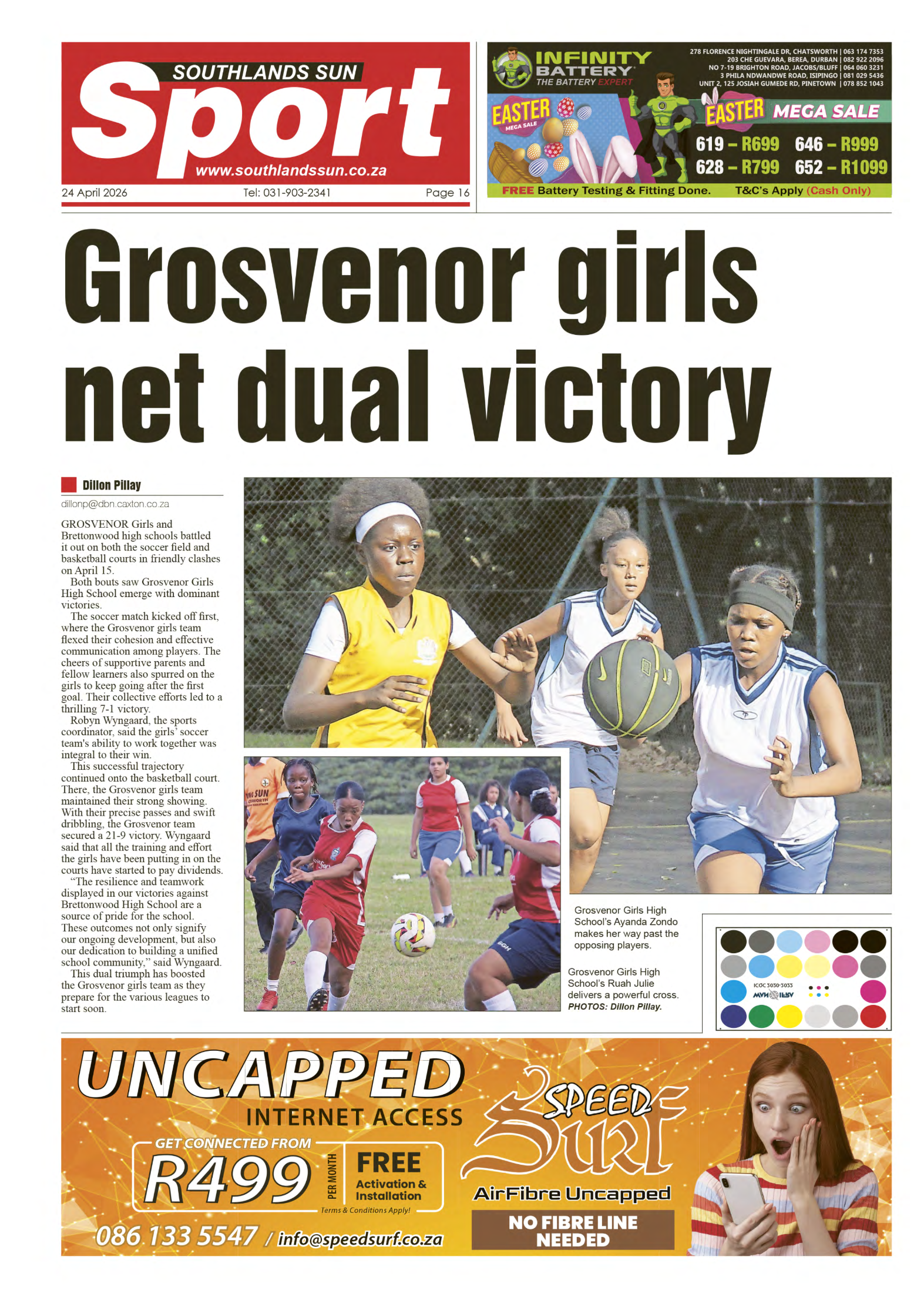 Southlands Sun 24 April 2026 page 16