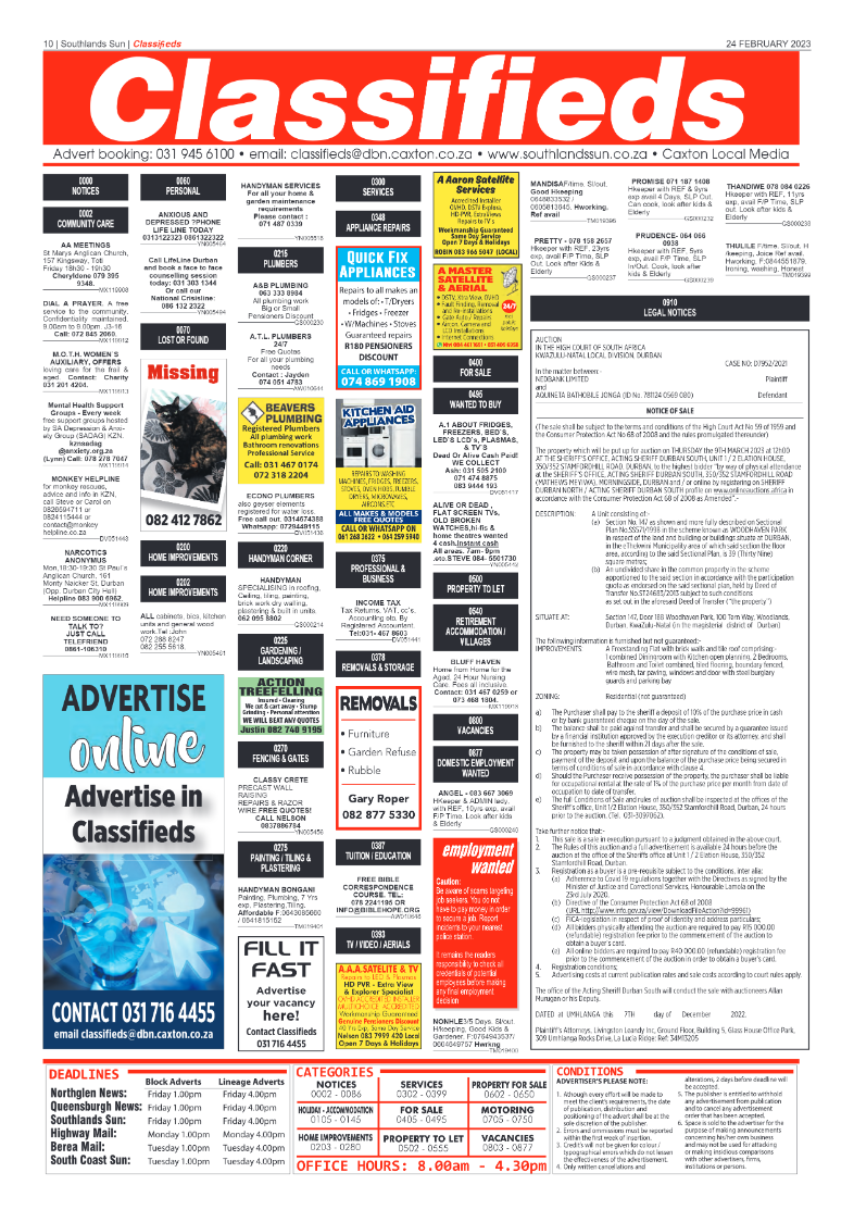 Southlands Sun 24 February 2023 page 10