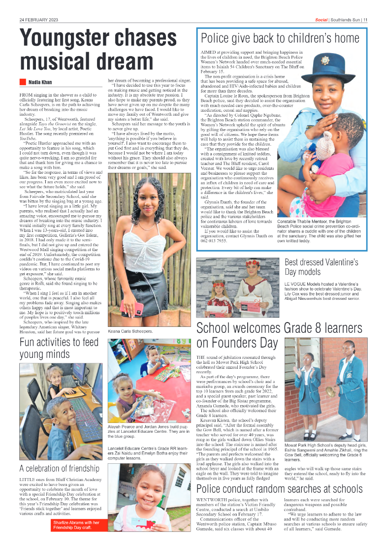 Southlands Sun 24 February 2023 page 11
