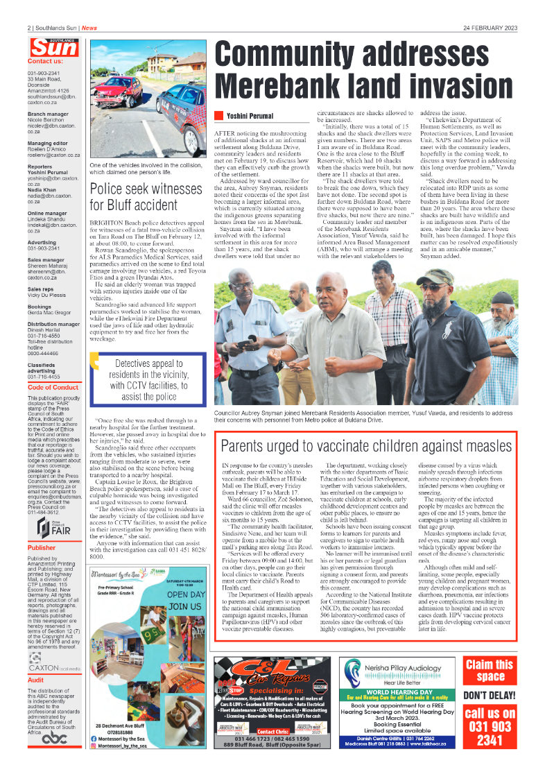 Southlands Sun 24 February 2023 page 2