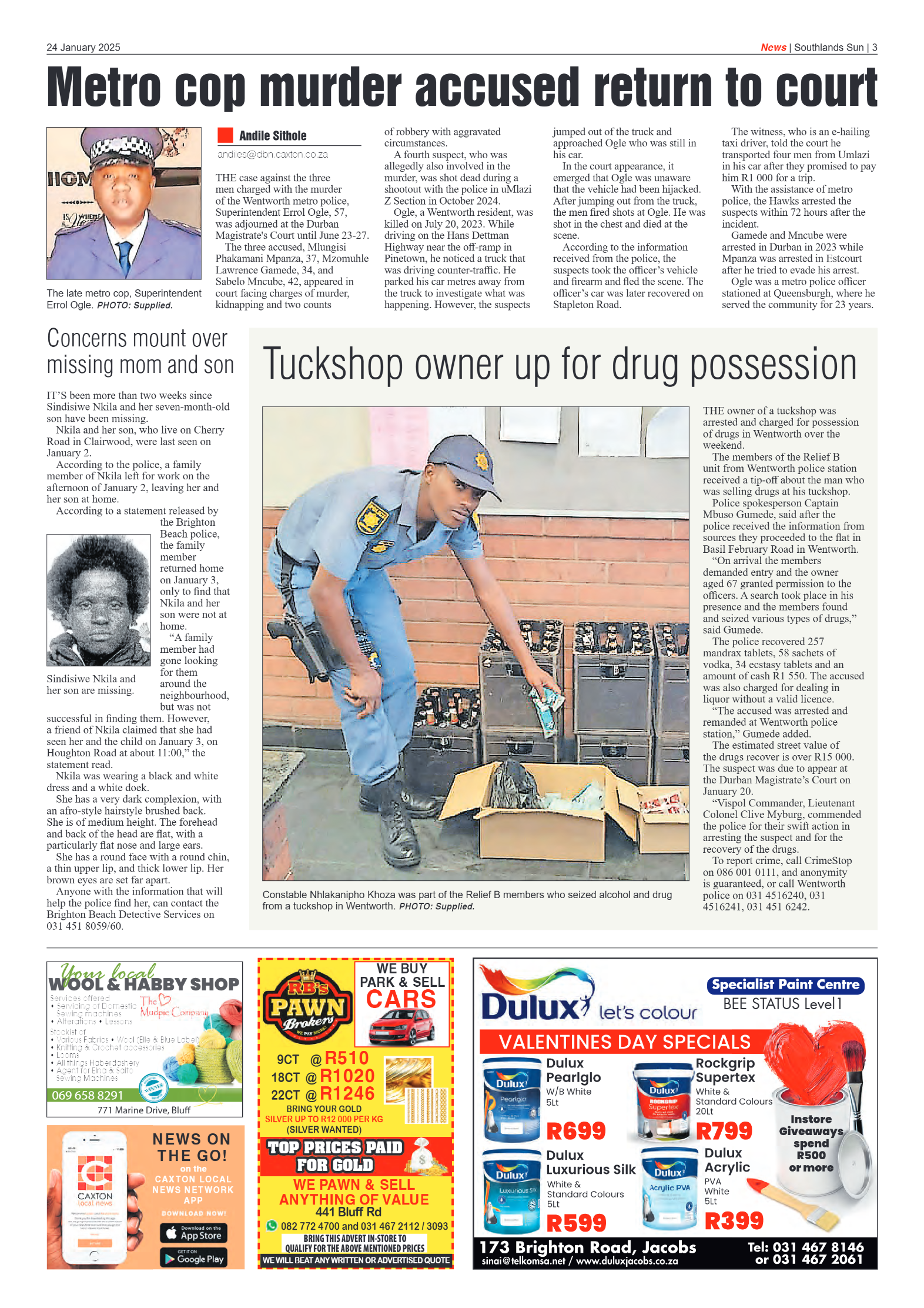 Southlands Sun 24 January 2025 page 3