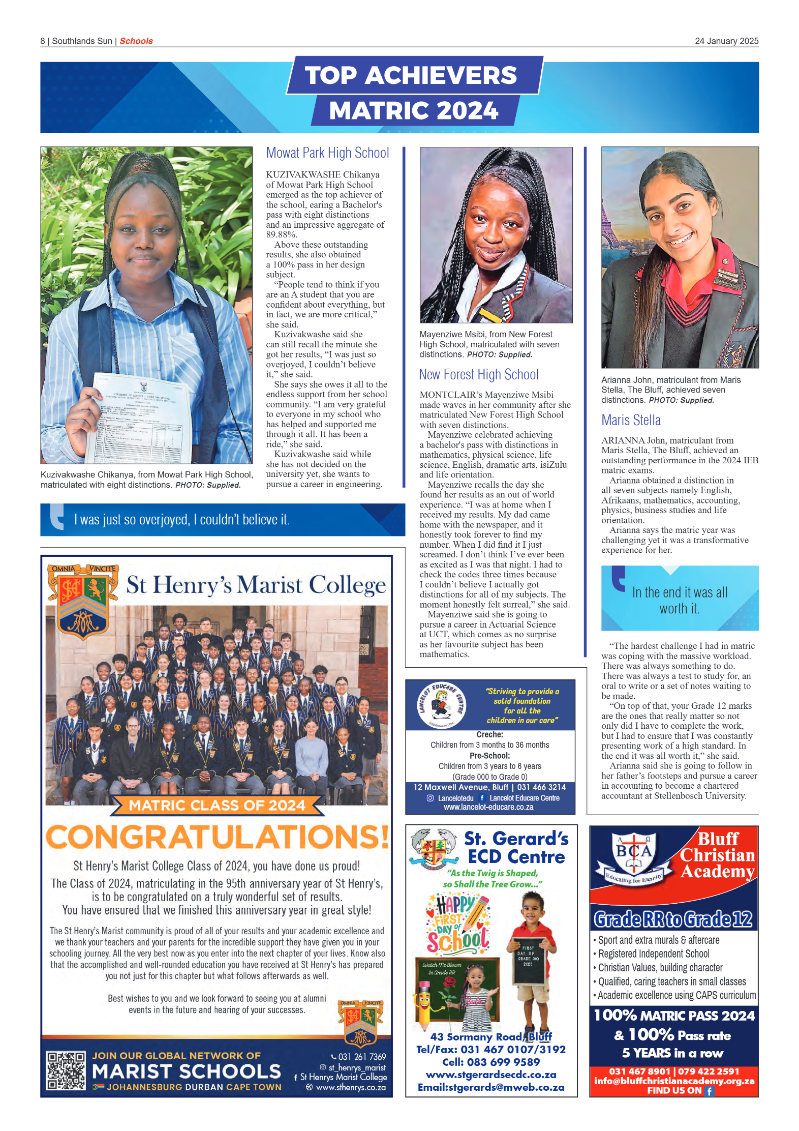 Southlands Sun 24 January 2025 page 8