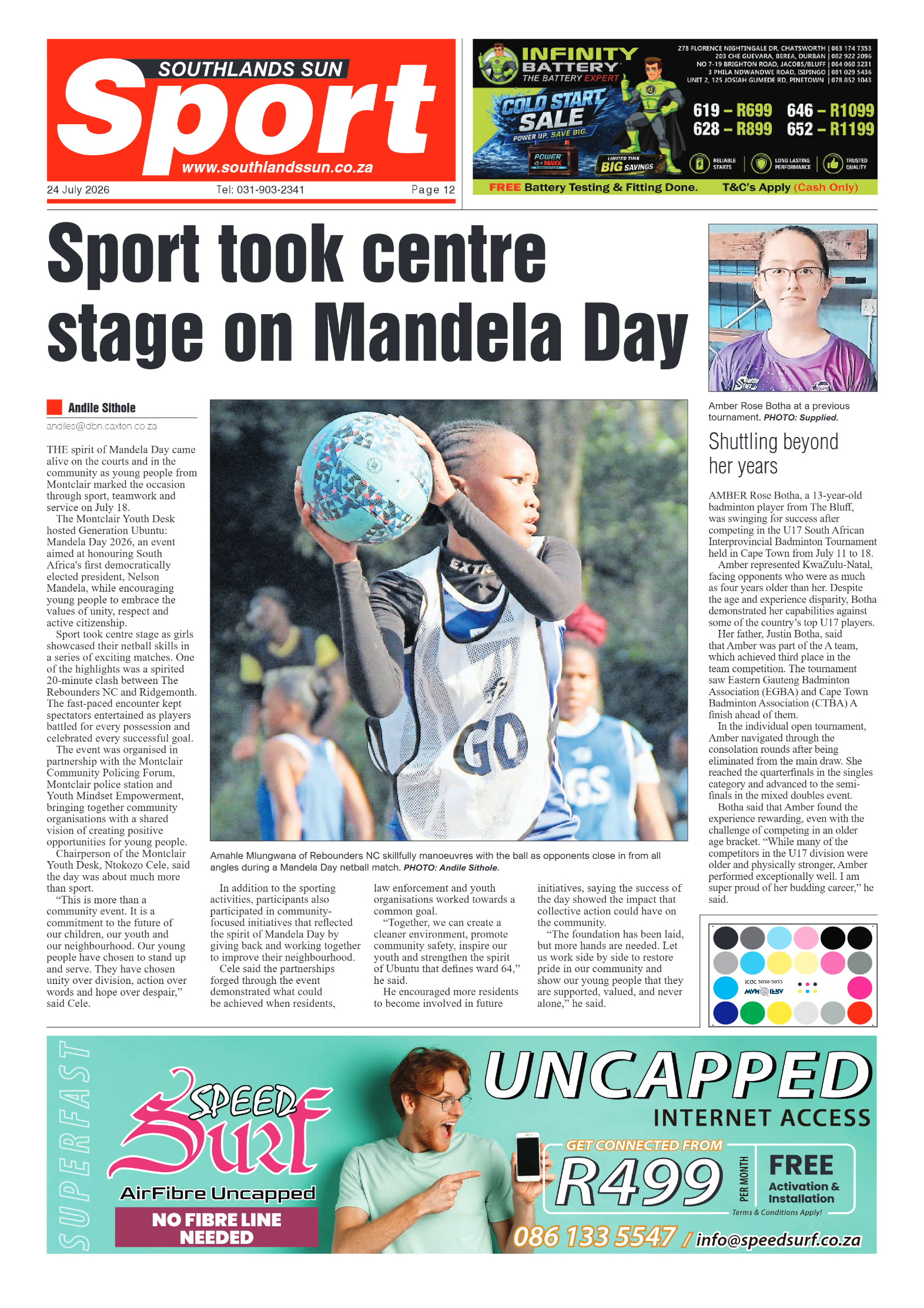 Southlands Sun 24 July 2026 page 12