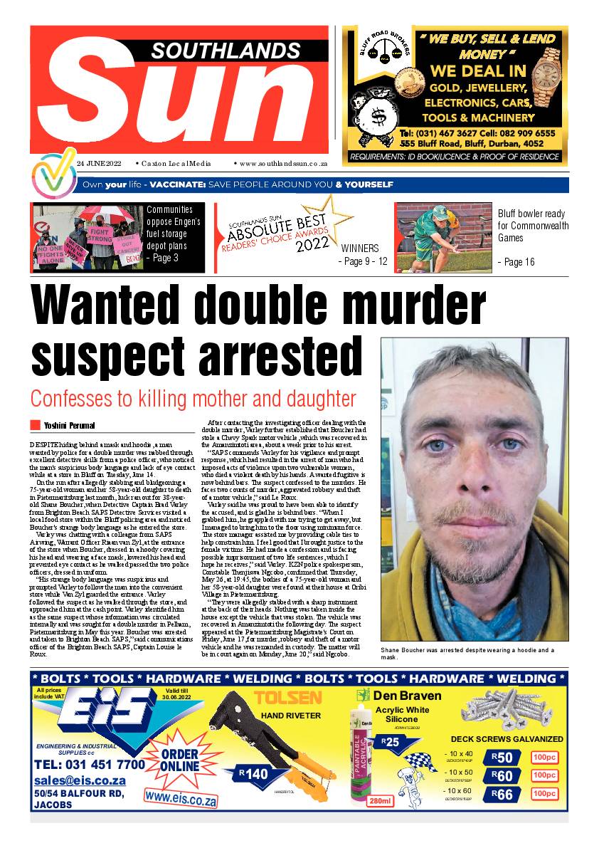 Southlands Sun 24 June 2022 page 1