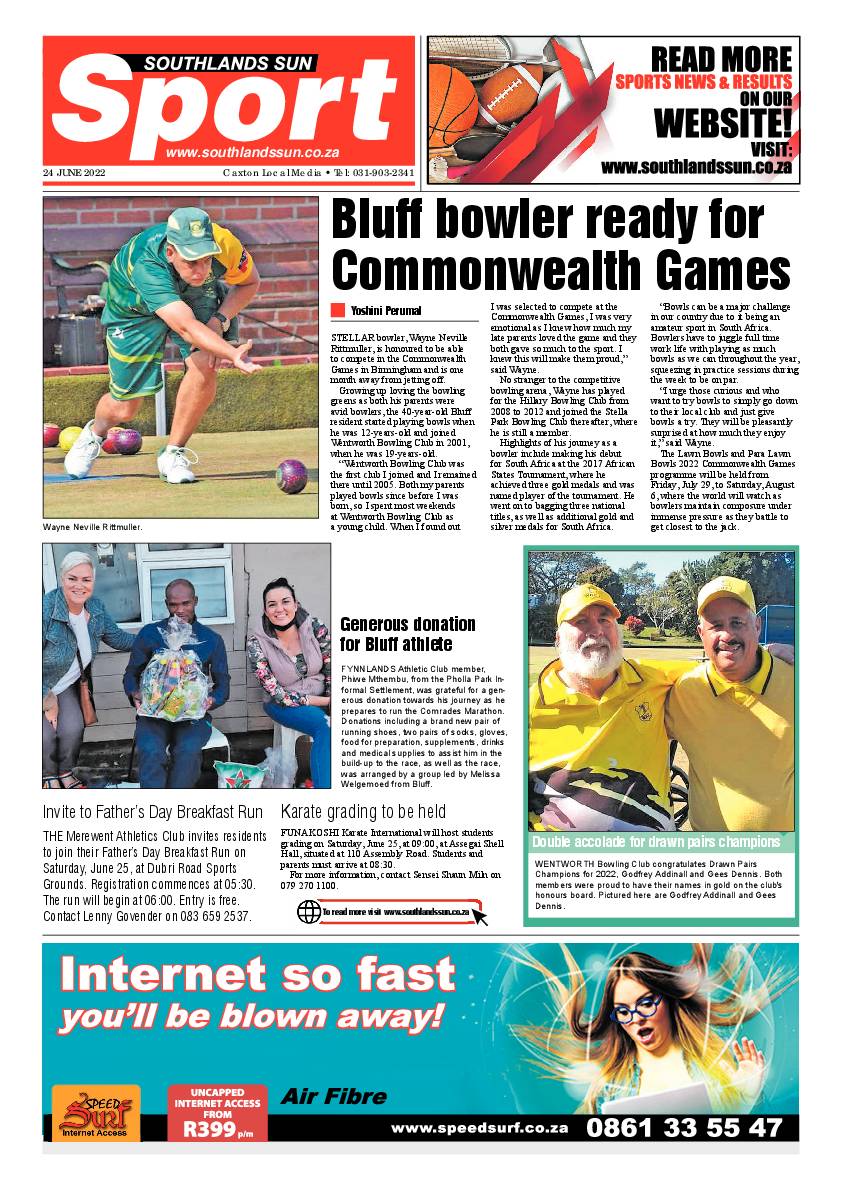 Southlands Sun 24 June 2022 page 16