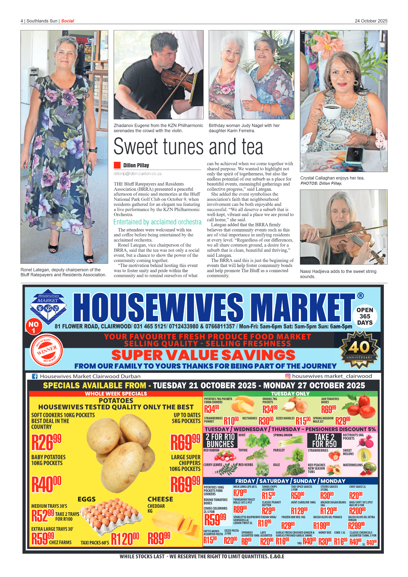 Southlands Sun 24 October 2025 page 4