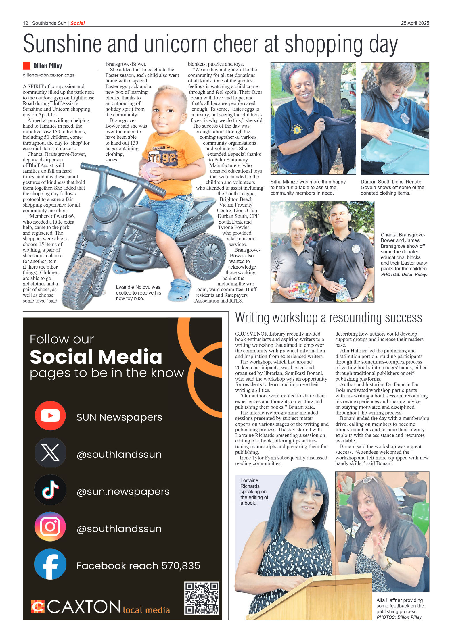 Southlands Sun 25 April 2025 page 12