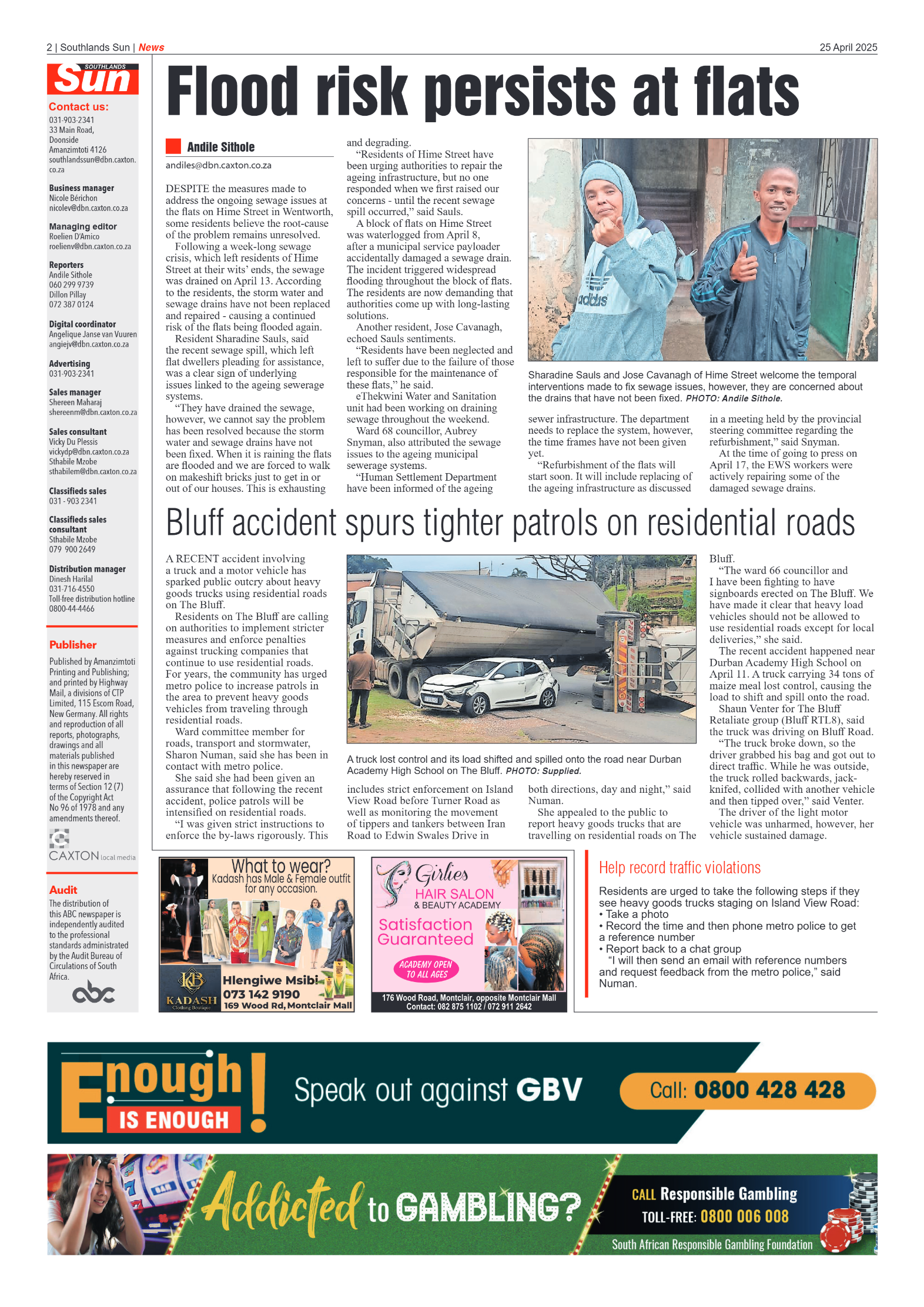 Southlands Sun 25 April 2025 page 2
