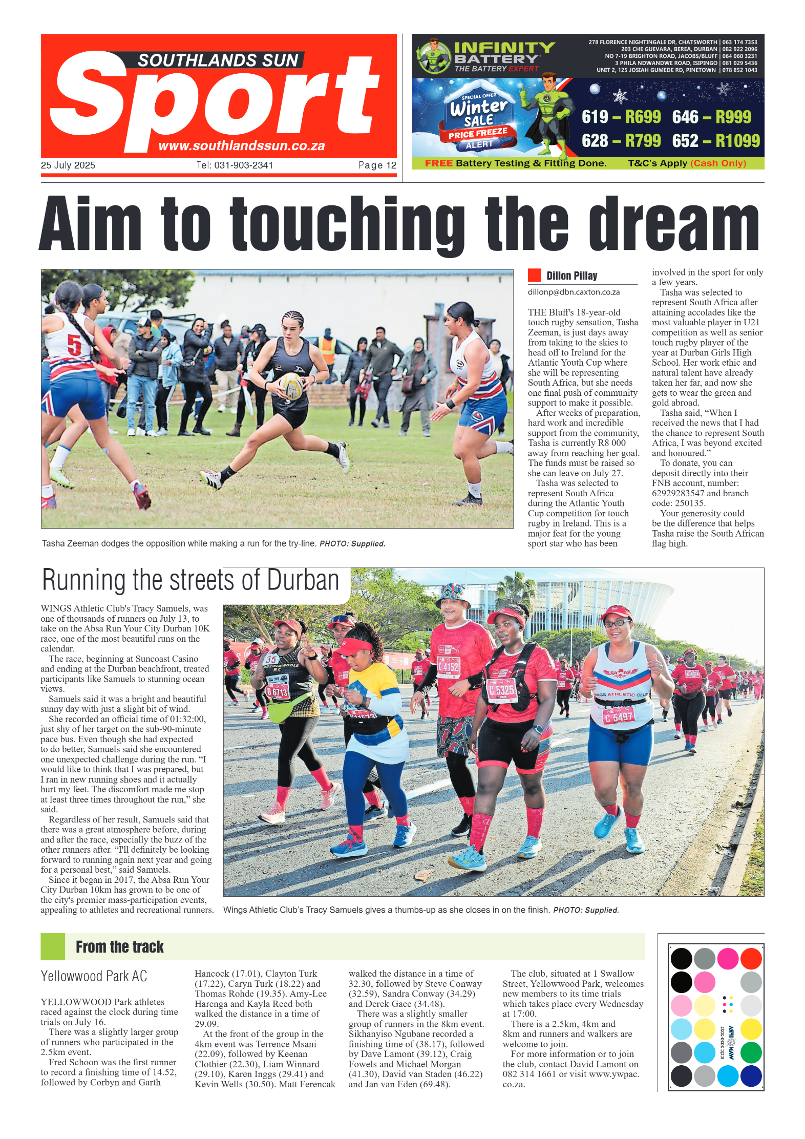 Southlands Sun 25 July 2025 page 12