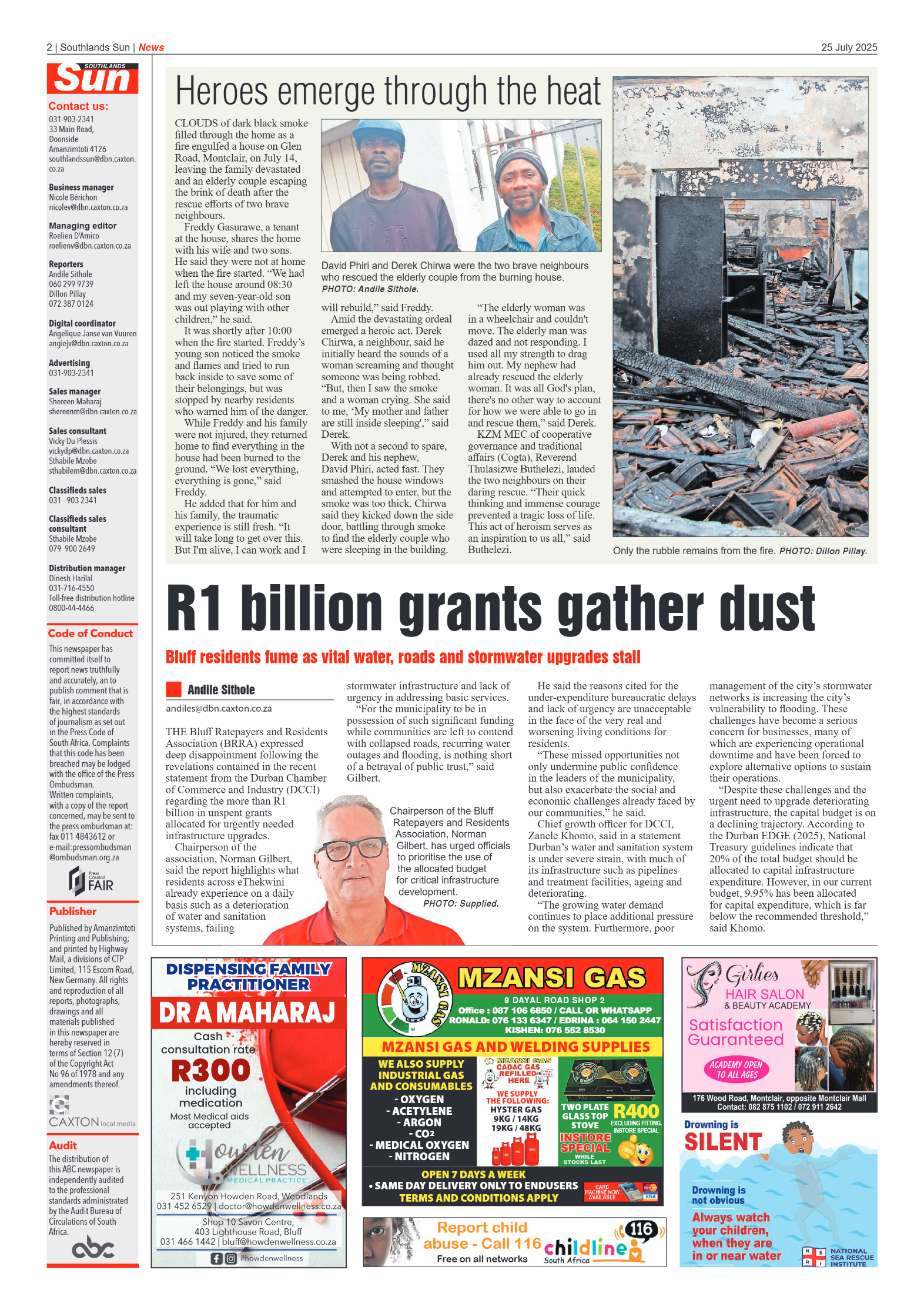 Southlands Sun 25 July 2025 page 2