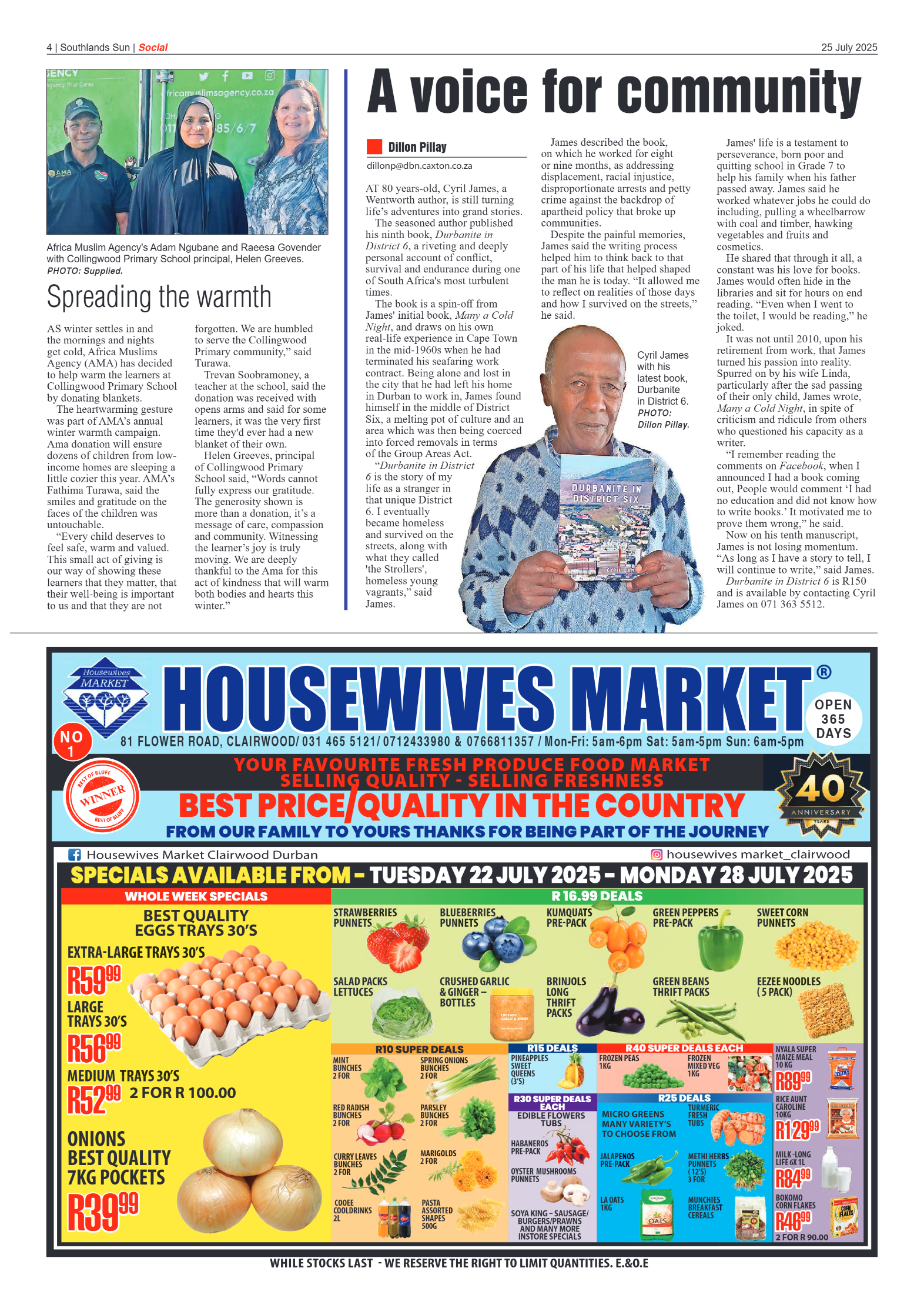Southlands Sun 25 July 2025 page 4