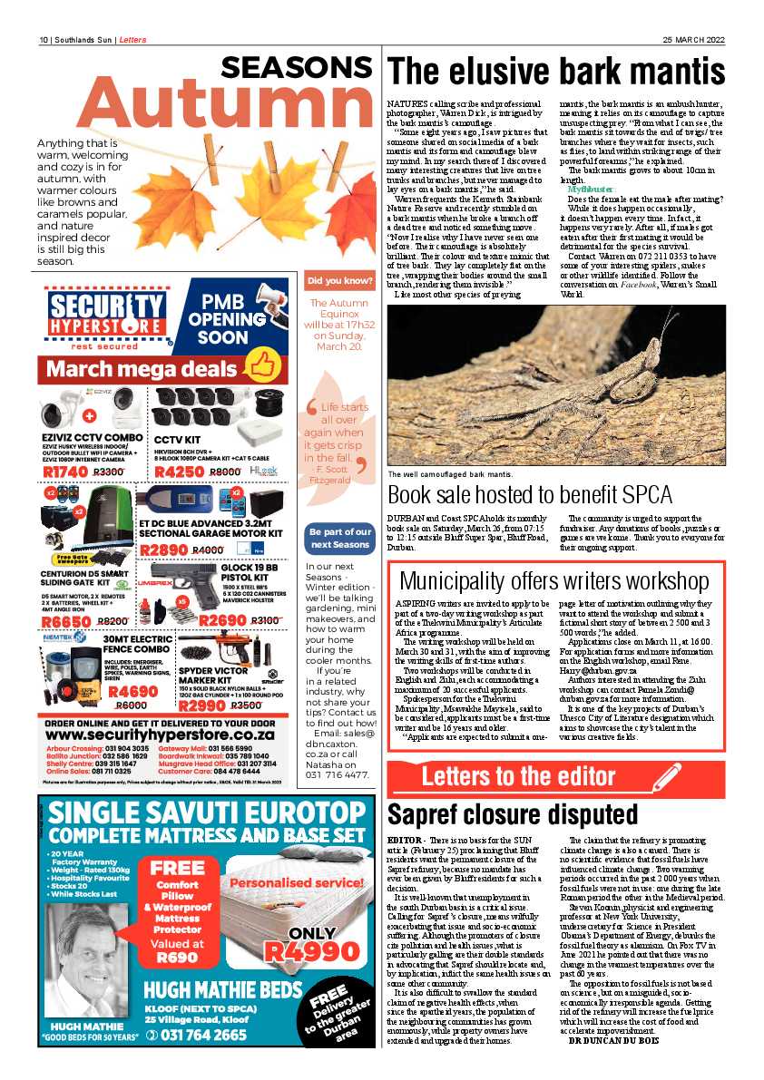 Southlands Sun 25 March 2022 page 10
