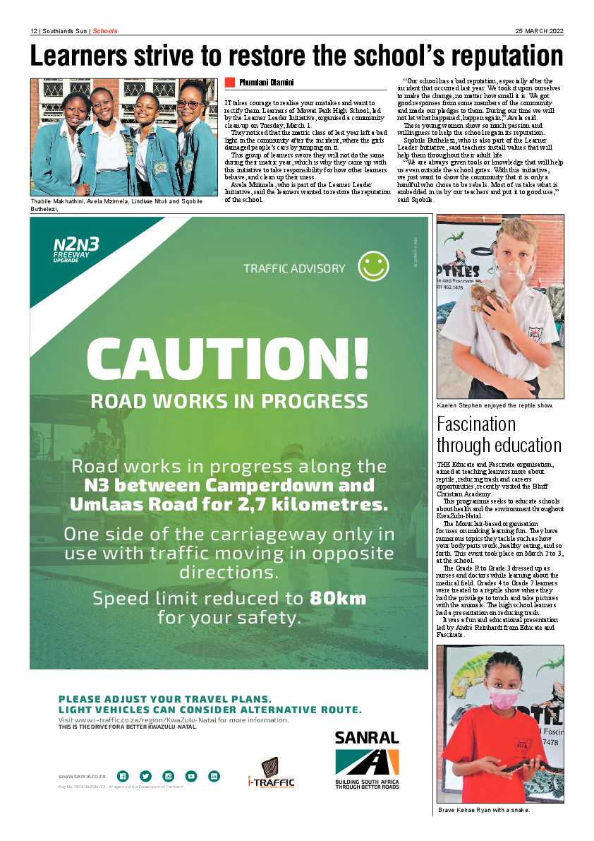 Southlands Sun 25 March 2022 page 12