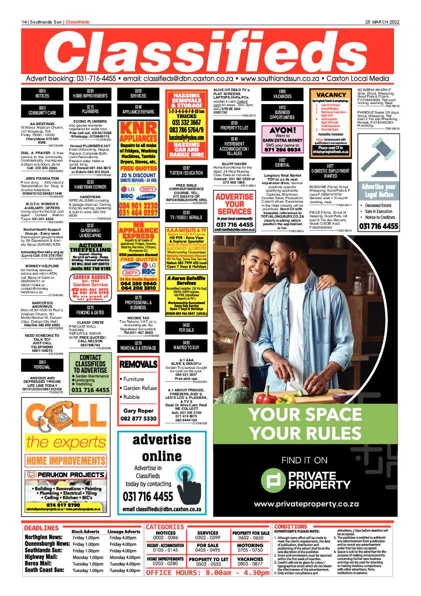 Southlands Sun 25 March 2022 page 14