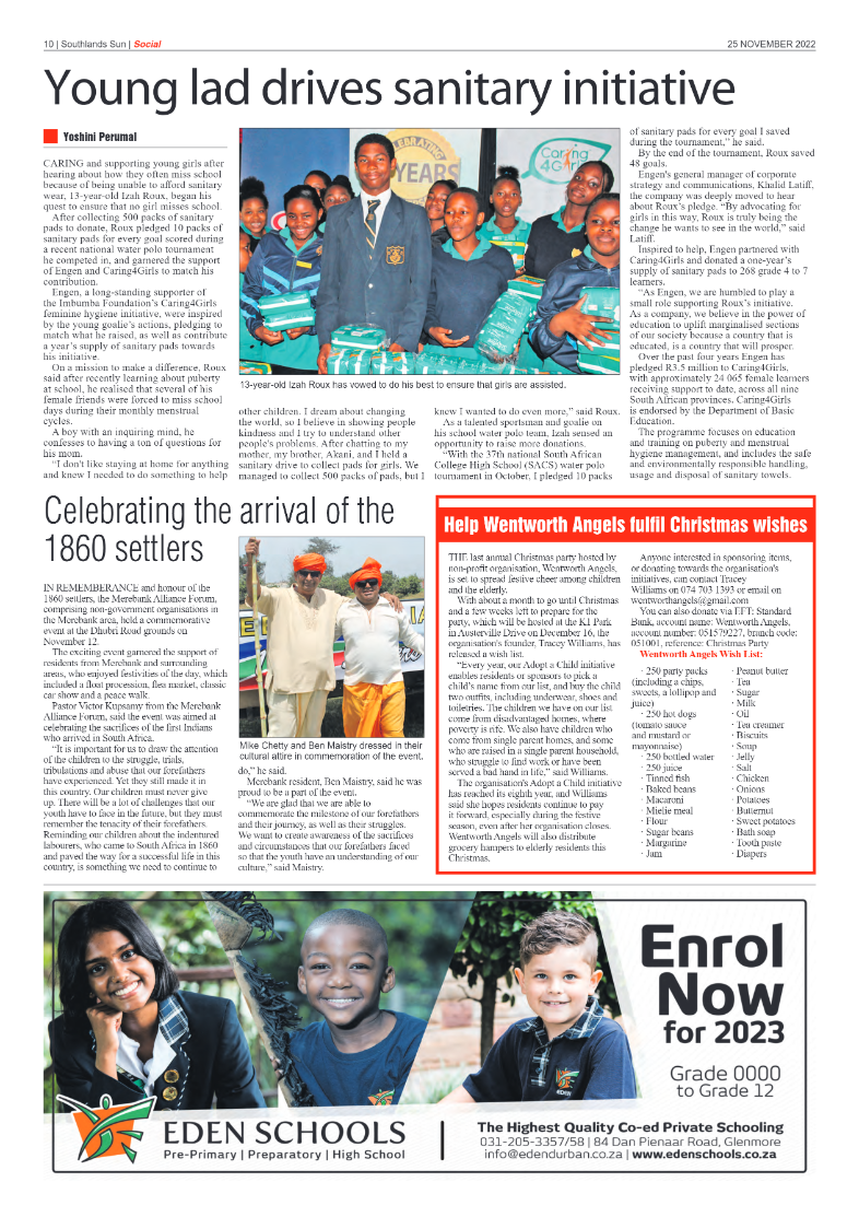 Southlands Sun 25 November 2022 page 10