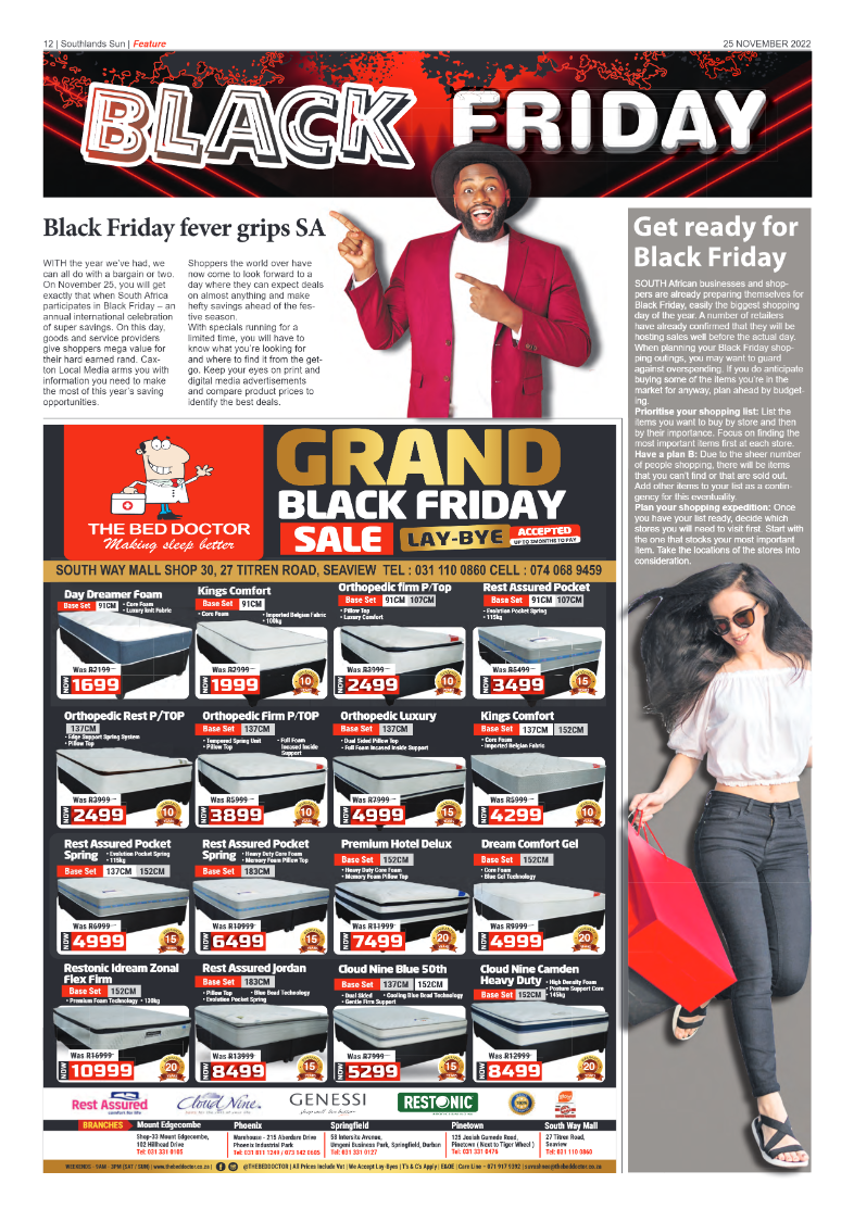 Southlands Sun 25 November 2022 page 12