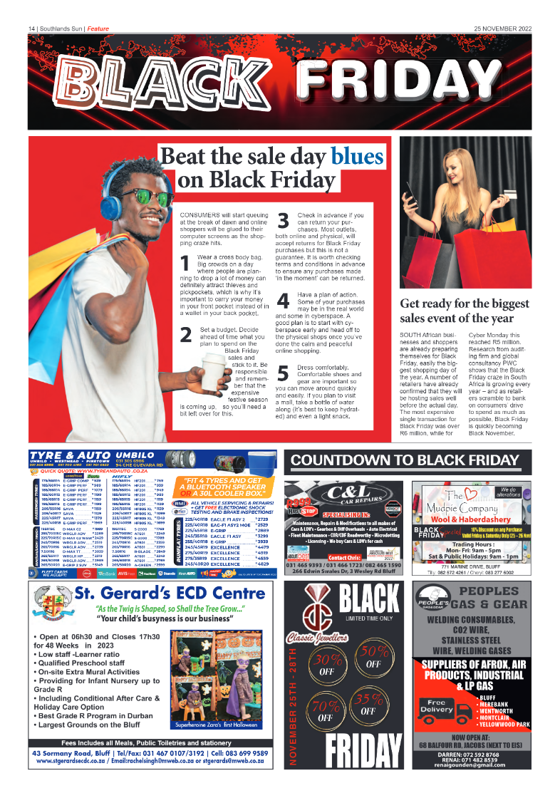 Southlands Sun 25 November 2022 page 14
