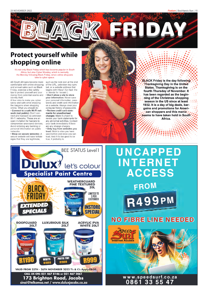 Southlands Sun 25 November 2022 page 15