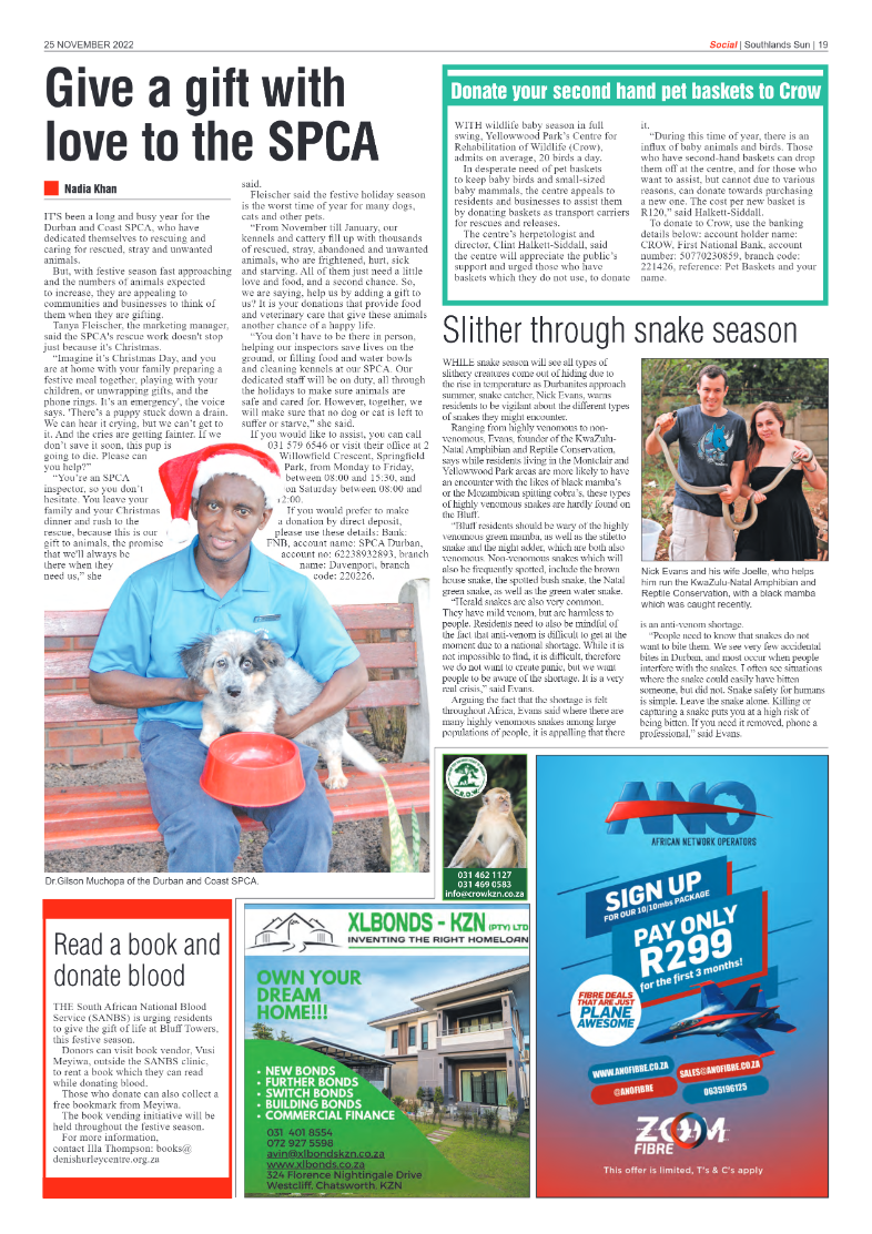 Southlands Sun 25 November 2022 page 19