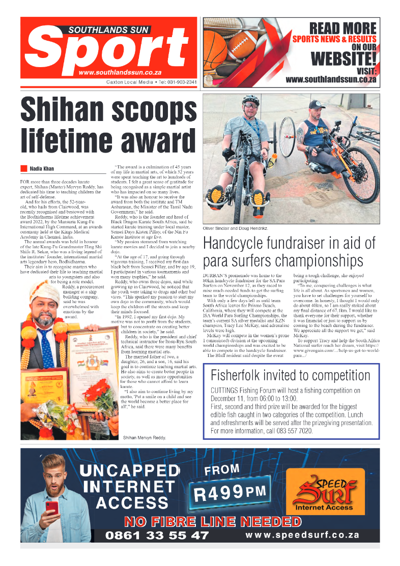 Southlands Sun 25 November 2022 page 24