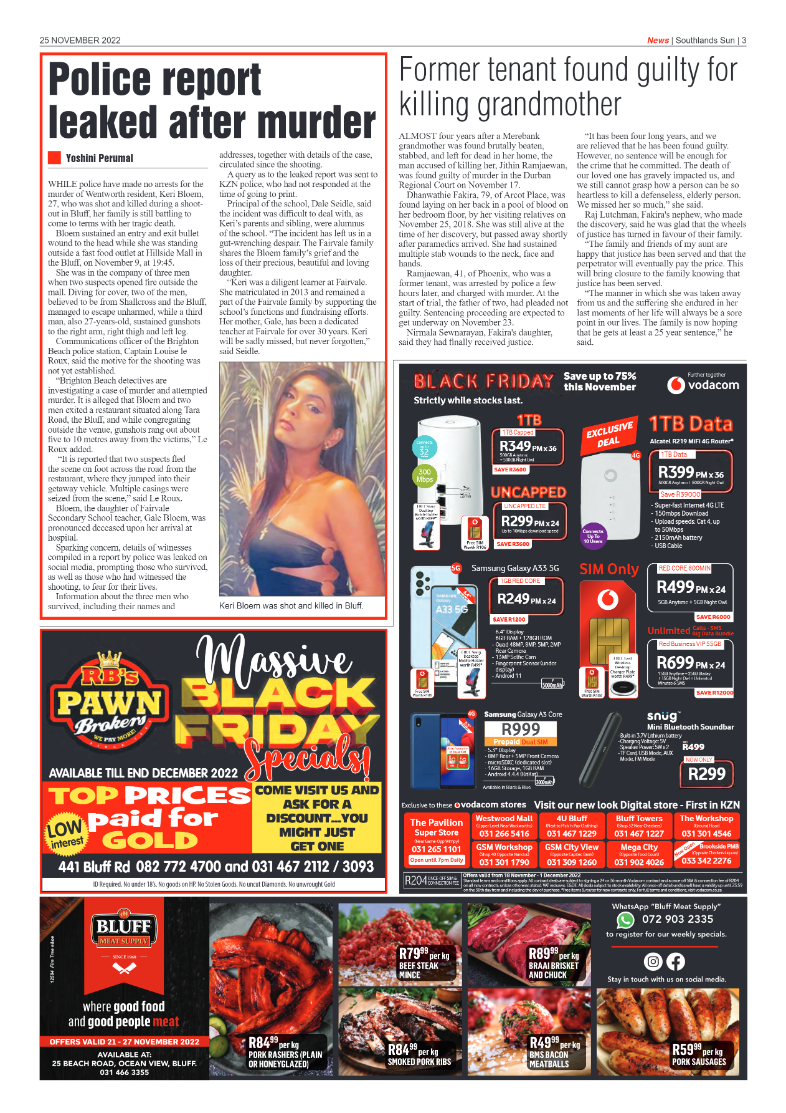 Southlands Sun 25 November 2022 page 3