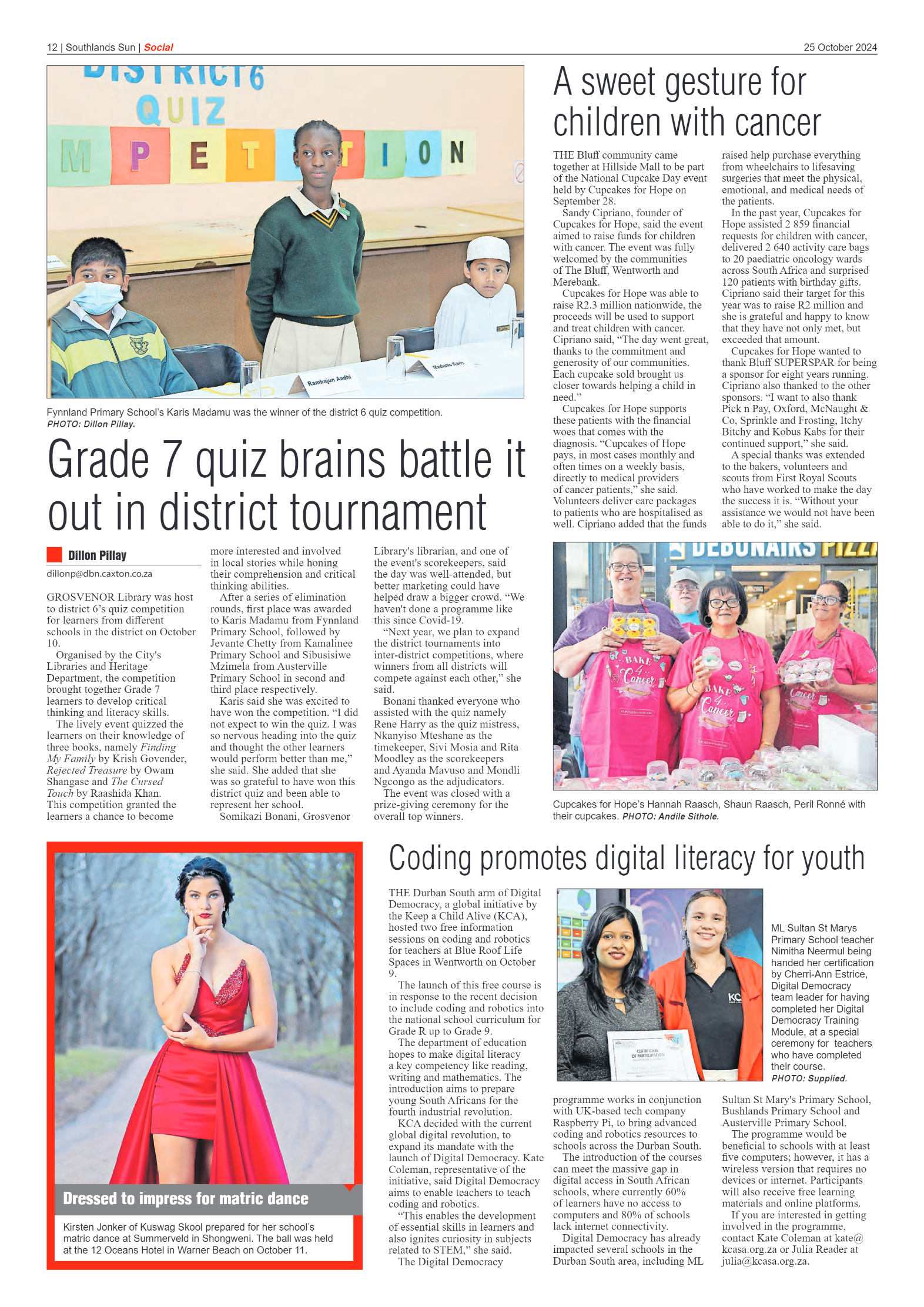 Southlands Sun 25 October 2024 page 12