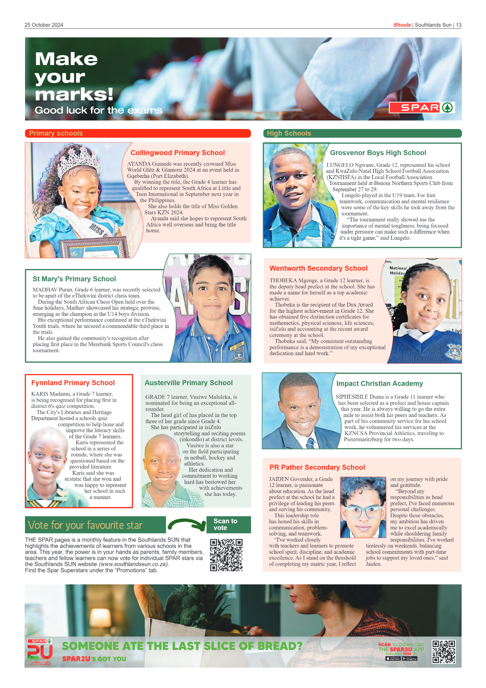 Southlands Sun 25 October 2024 page 13