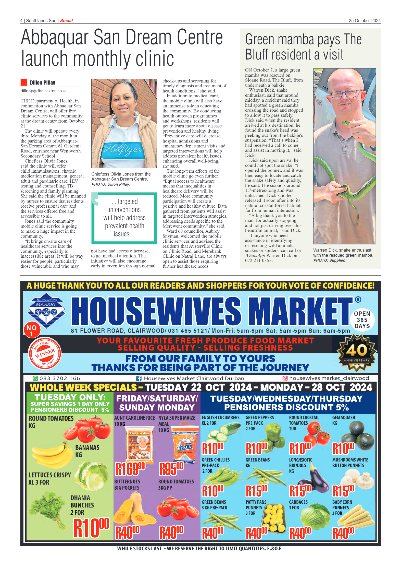 Southlands Sun 25 October 2024 page 4