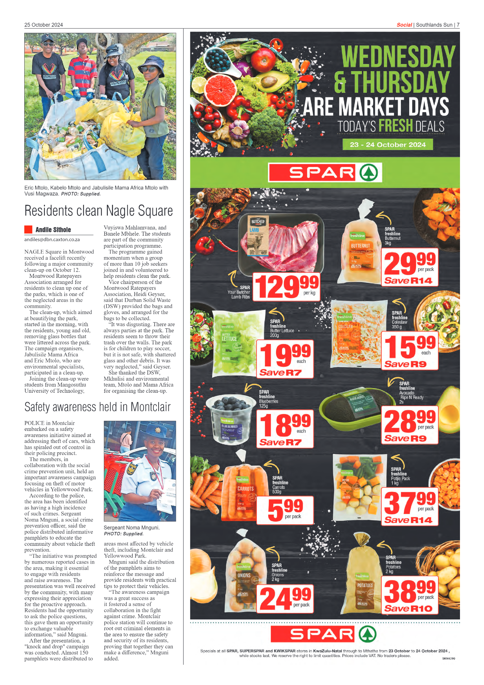 Southlands Sun 25 October 2024 page 7