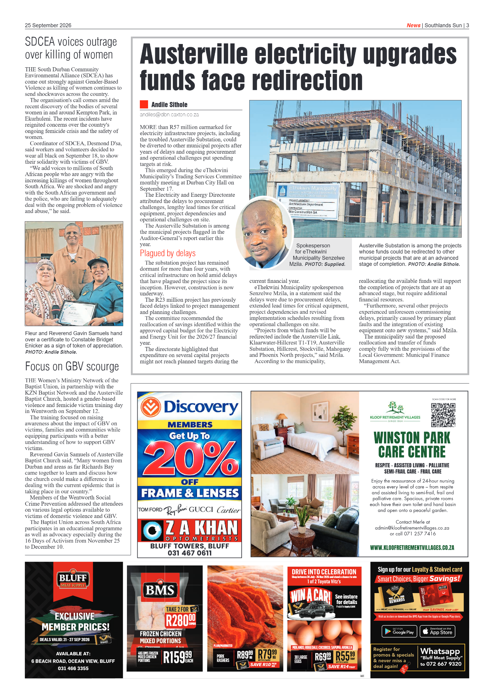 Southlands Sun 25 September 2026 page 3