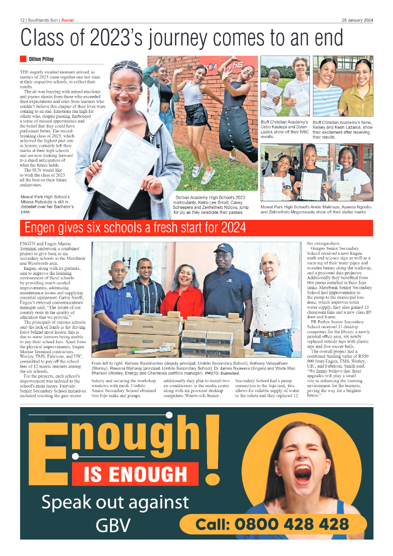 Southlands Sun 26 January 2024 page 12