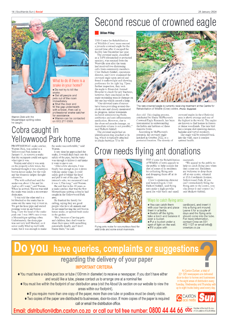 Southlands Sun 26 January 2024 page 14