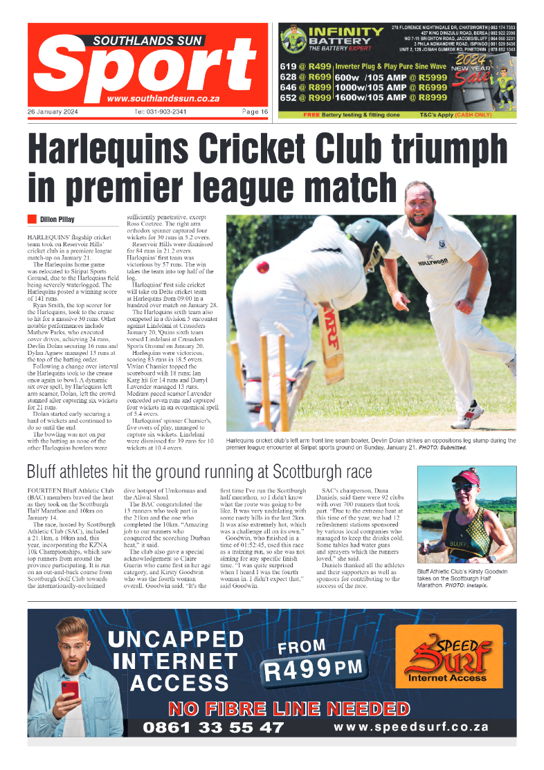 Southlands Sun 26 January 2024 page 16