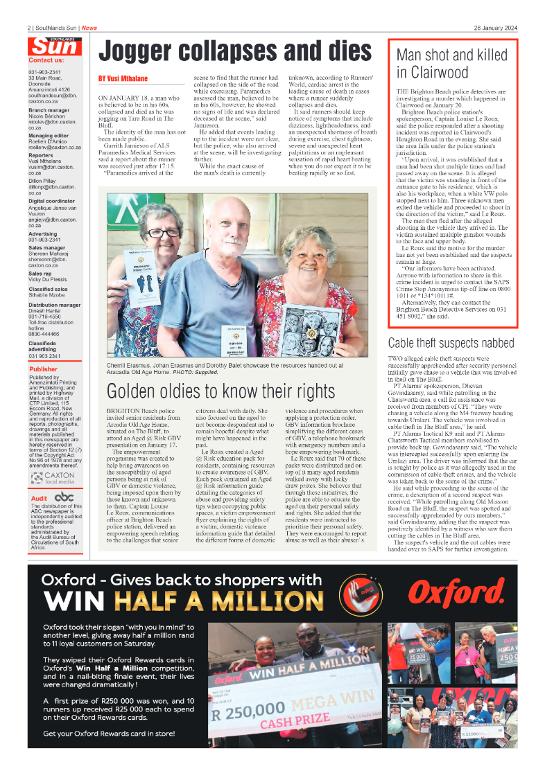 Southlands Sun 26 January 2024 page 2