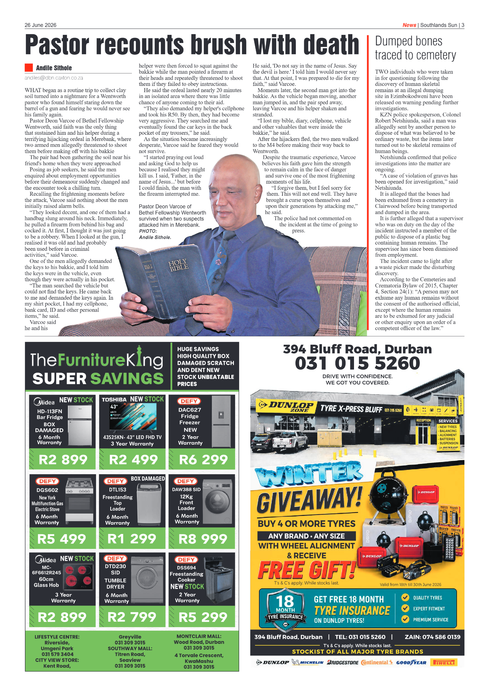 Southlands Sun 26 June 2026 page 3