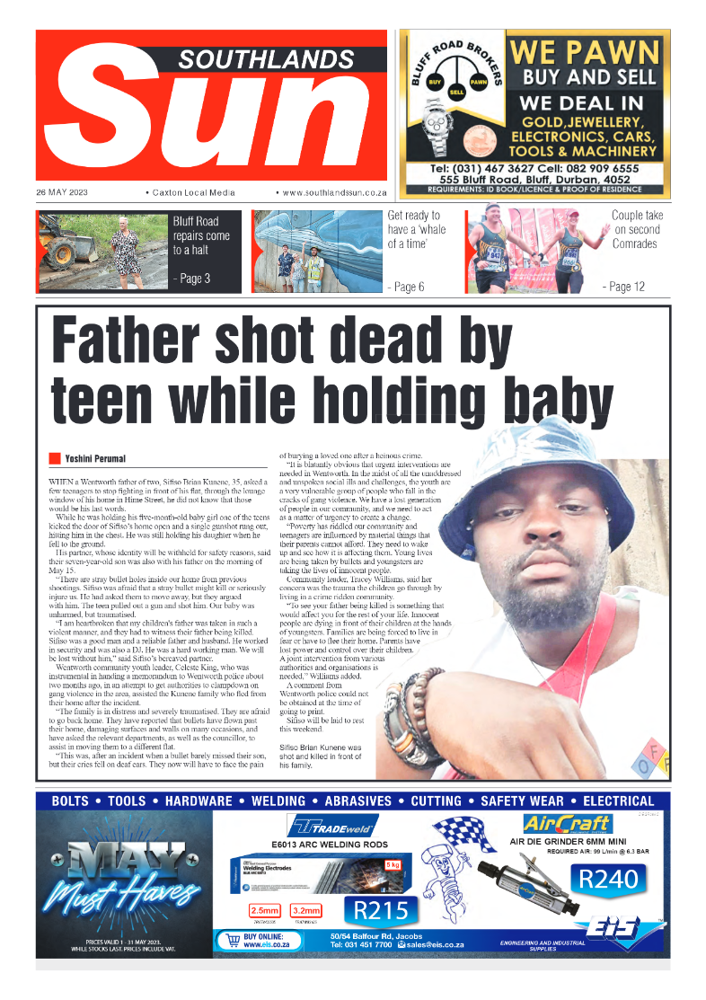 Southlands Sun 26 May 2023 page 1