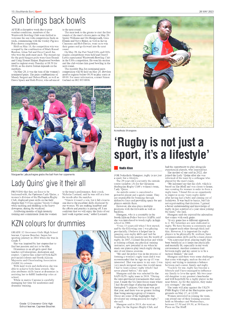 Southlands Sun 26 May 2023 page 10