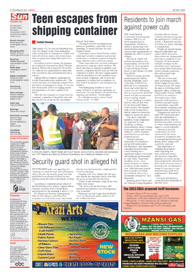 Southlands Sun 26 May 2023 page 2