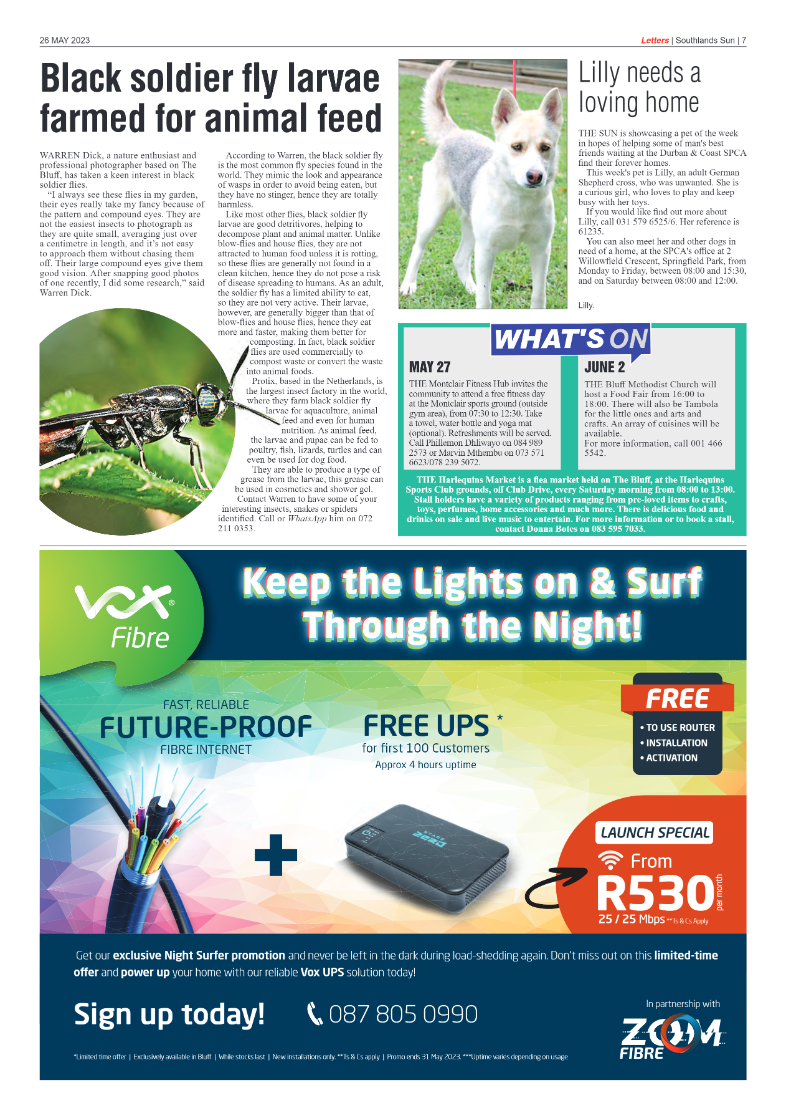 Southlands Sun 26 May 2023 page 7