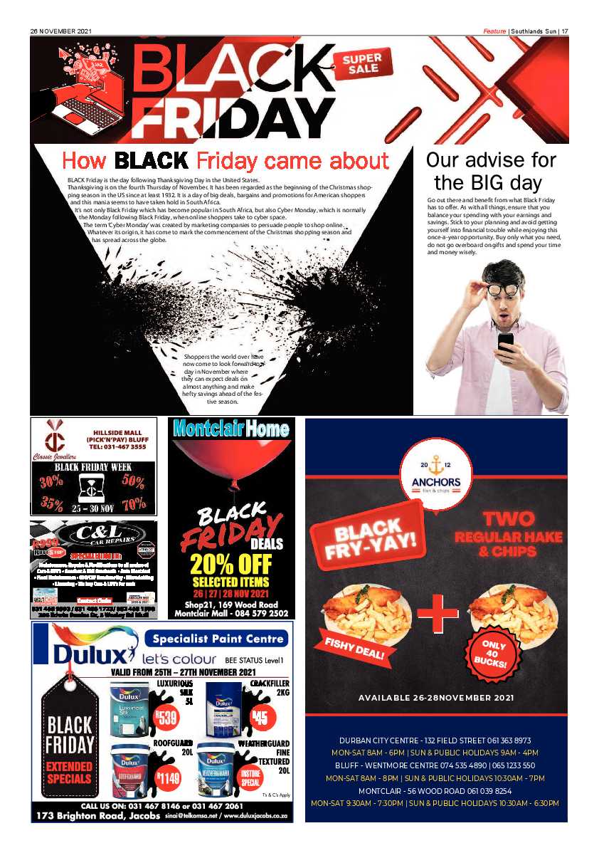 Southlands Sun 26 November 2021 page 17