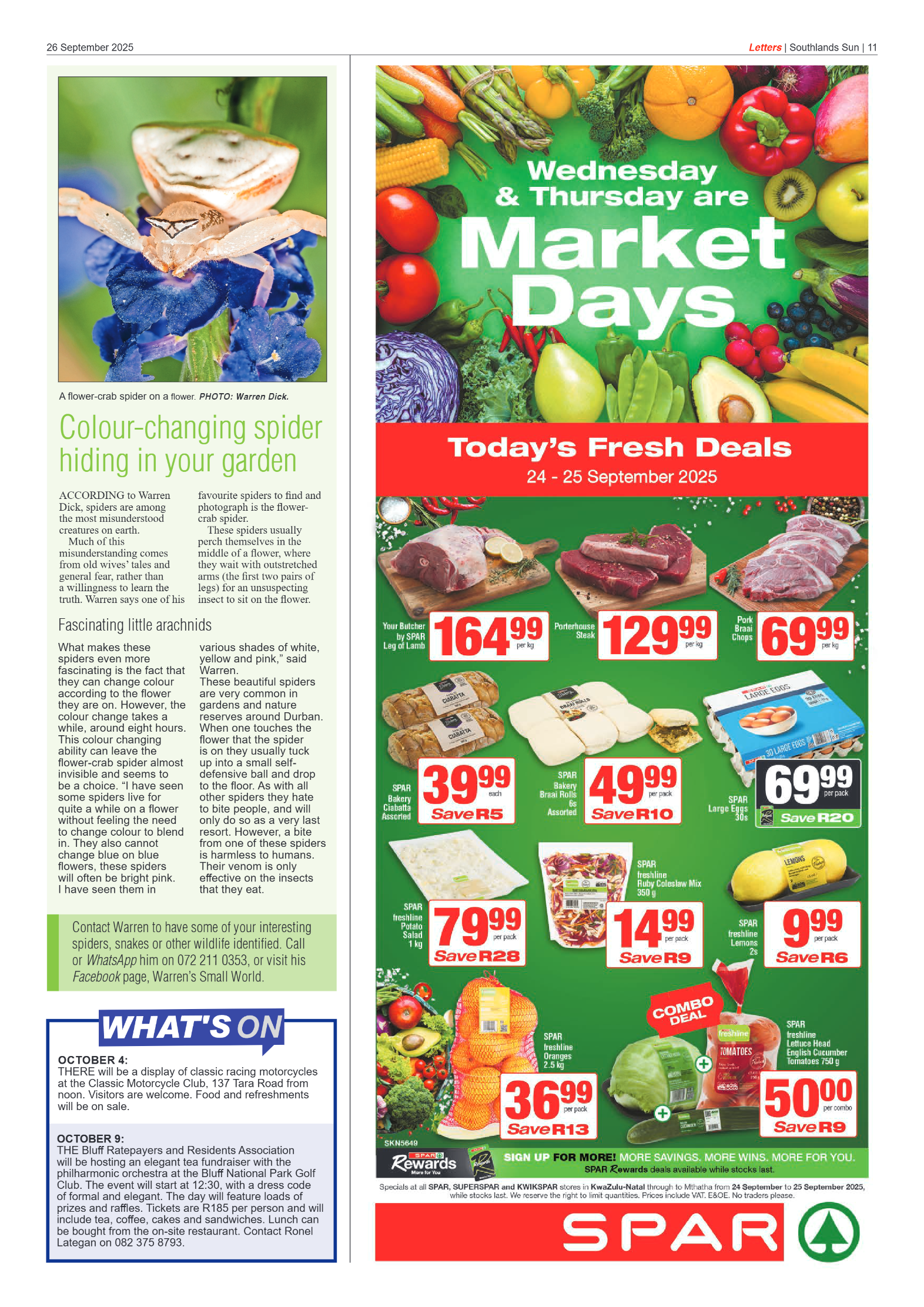 Southlands Sun 26 September 2025 page 11