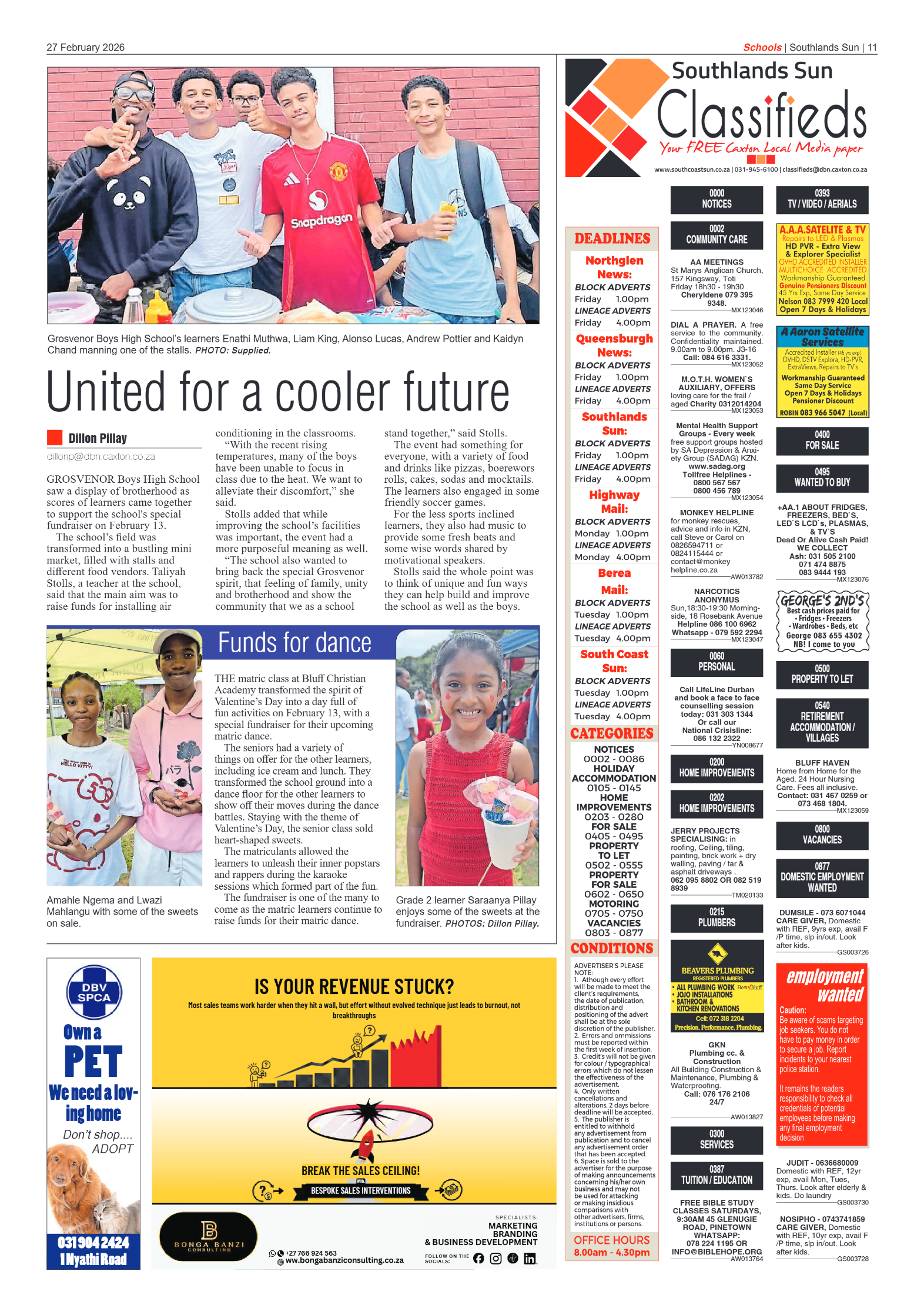 Southlands Sun 27 February 2026 page 11