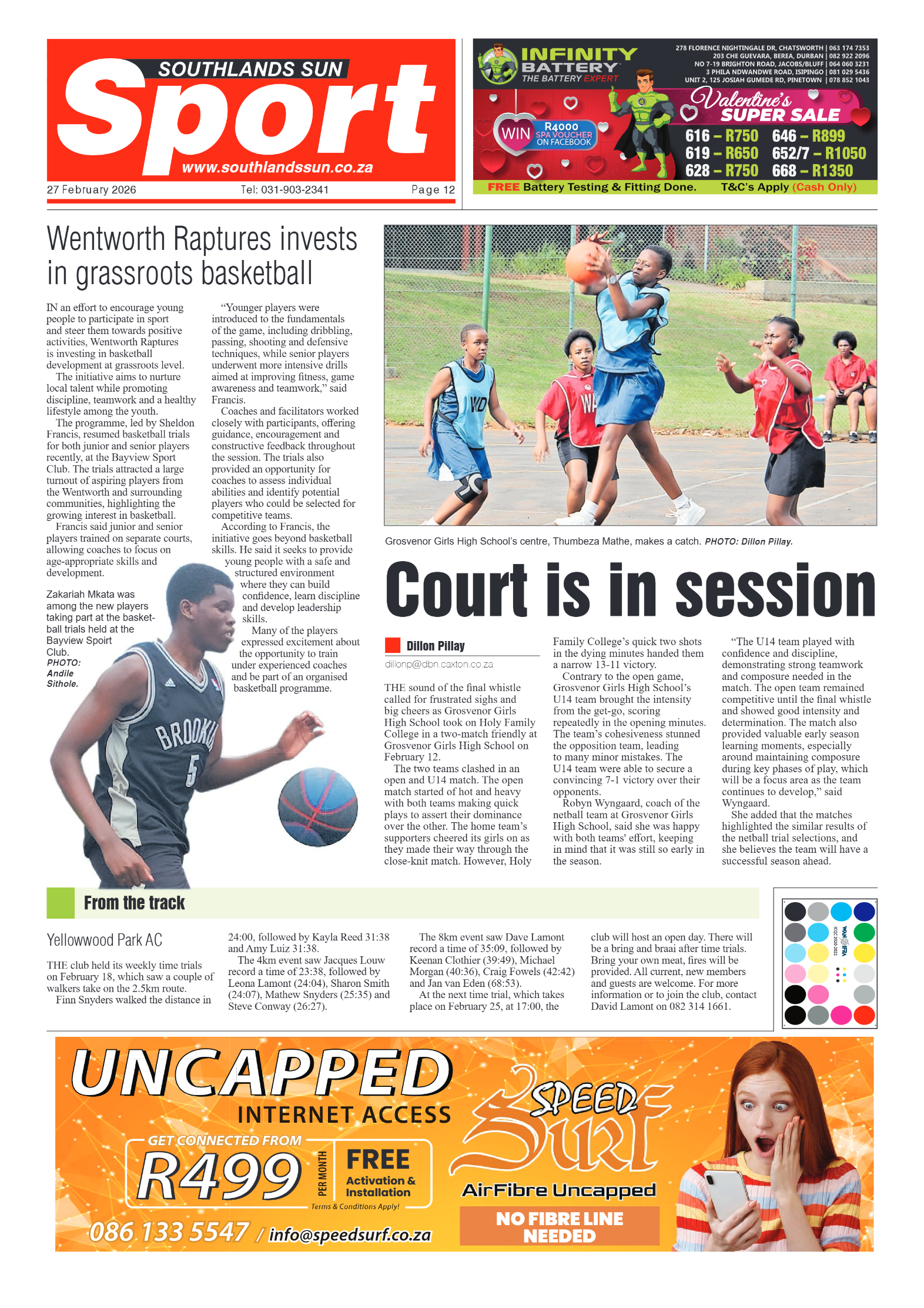 Southlands Sun 27 February 2026 page 12