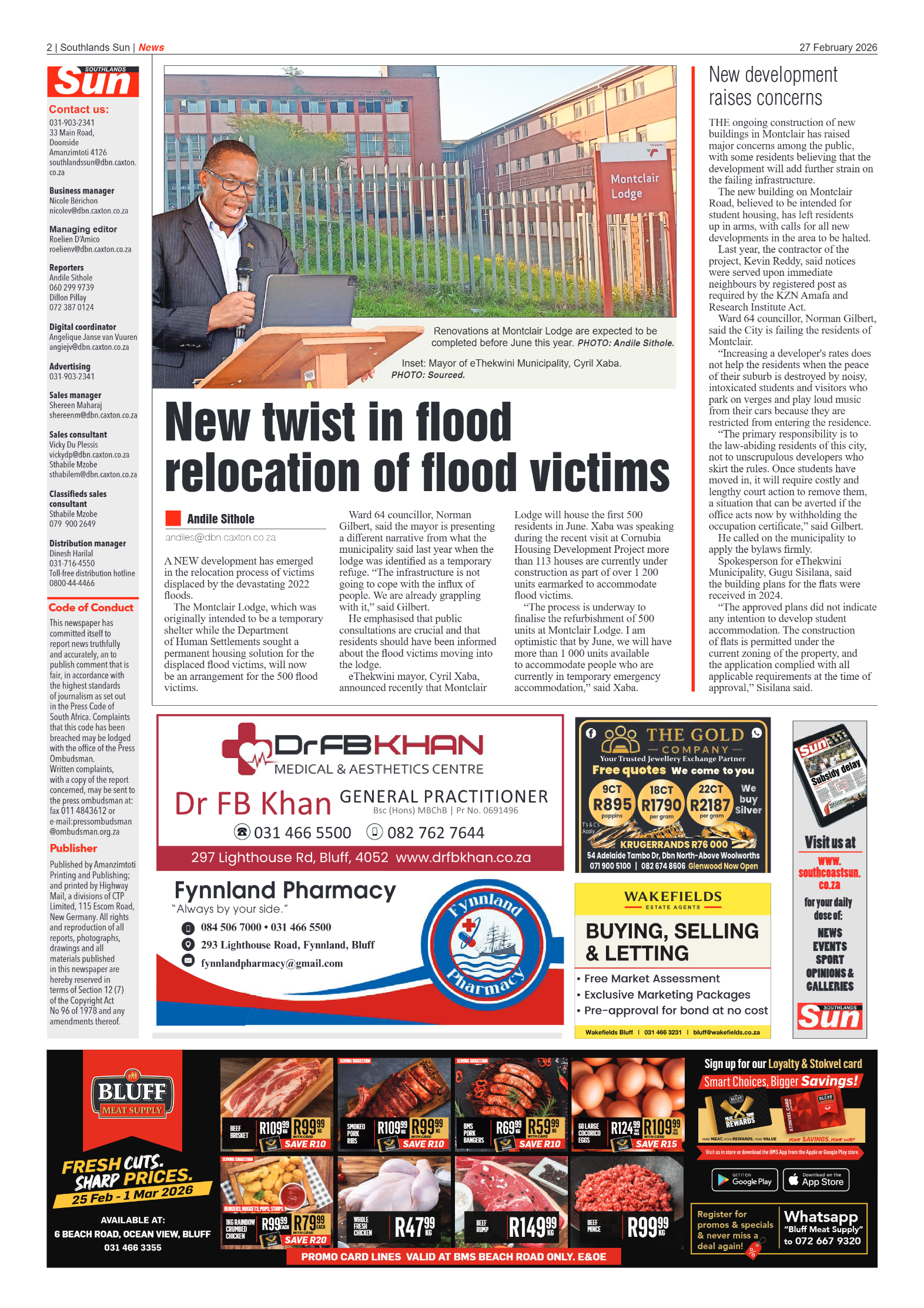 Southlands Sun 27 February 2026 page 3