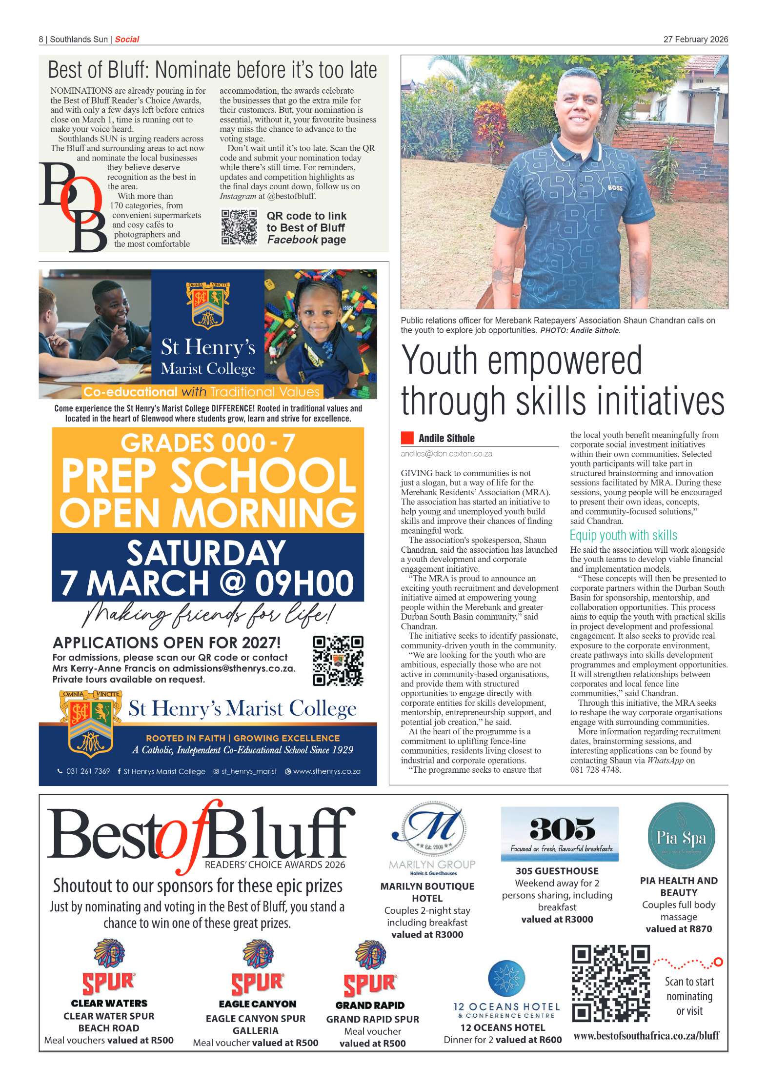 Southlands Sun 27 February 2026 page 8