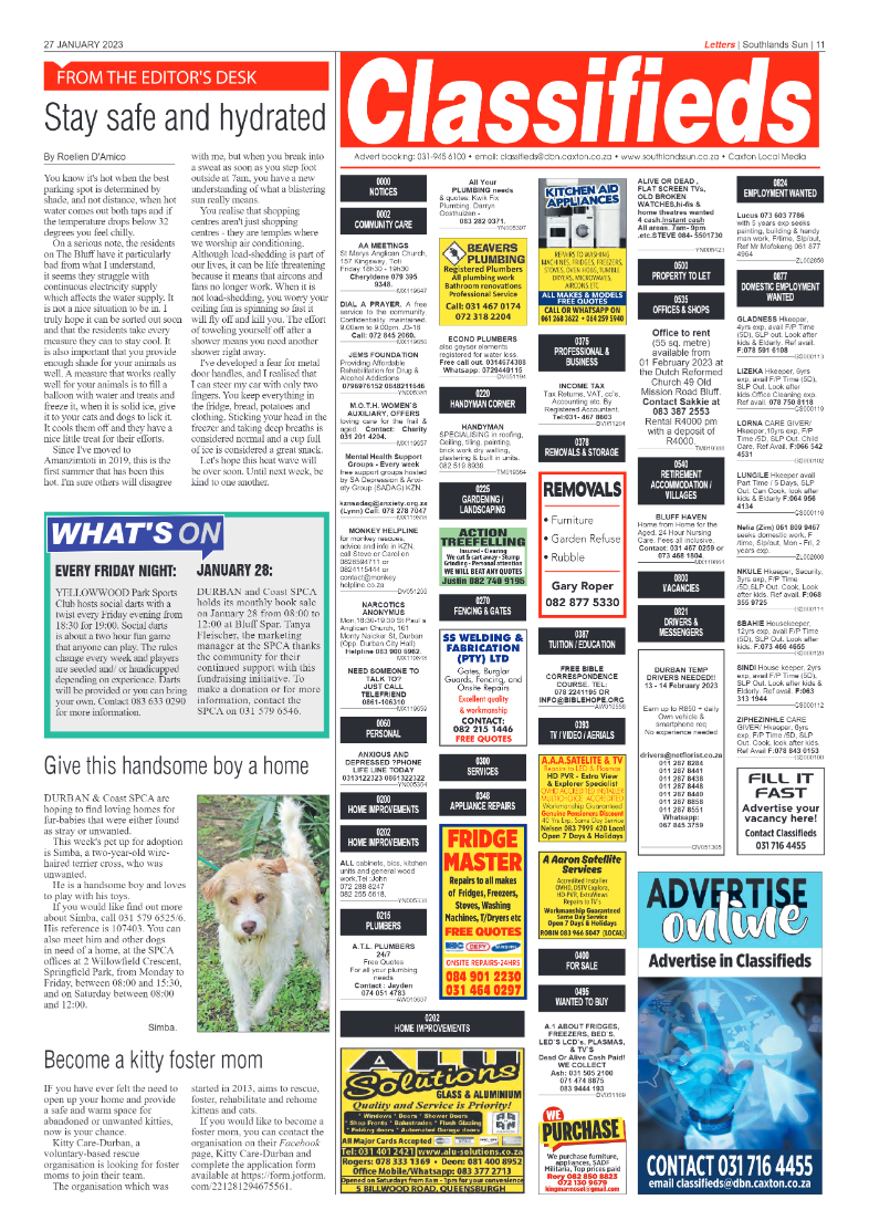 Southlands Sun 27 January 2023 page 11