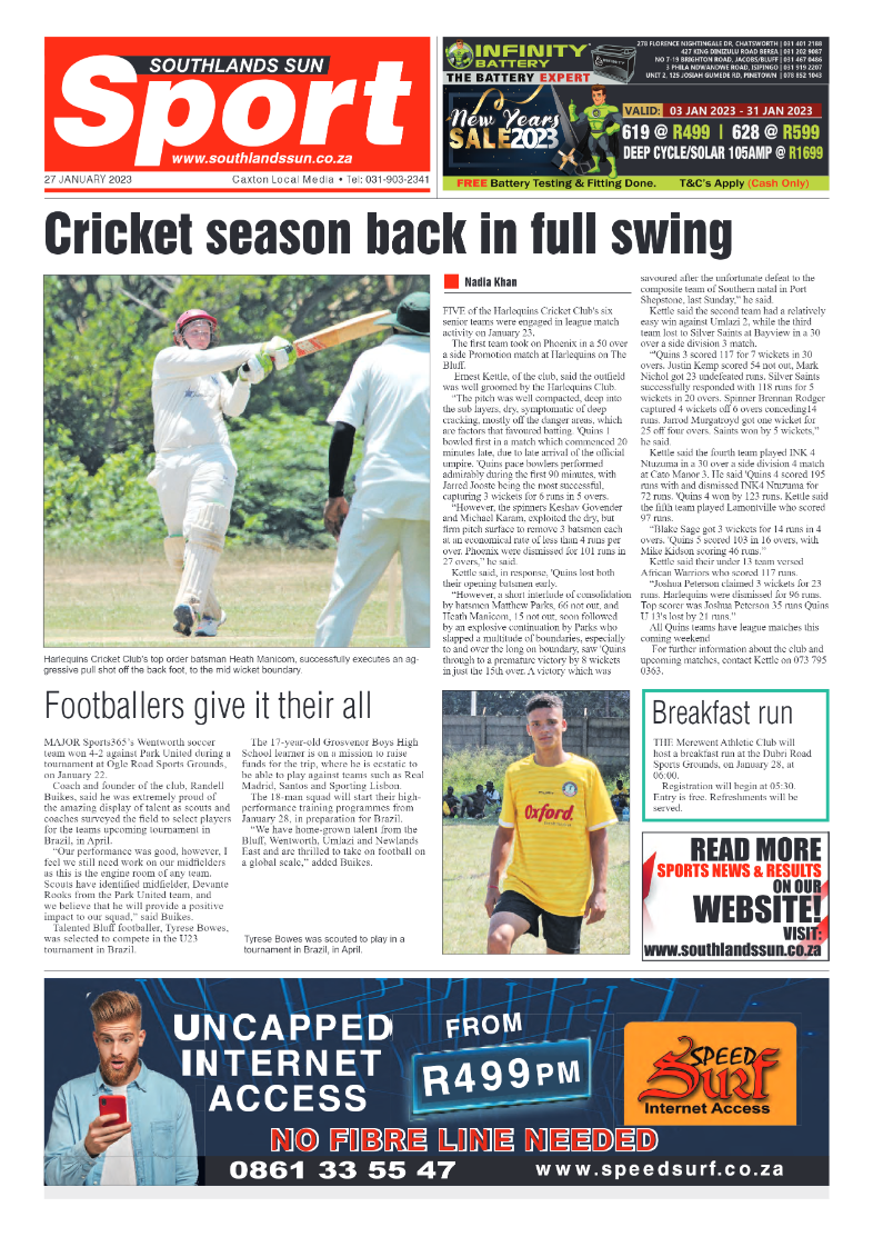 Southlands Sun 27 January 2023 page 12